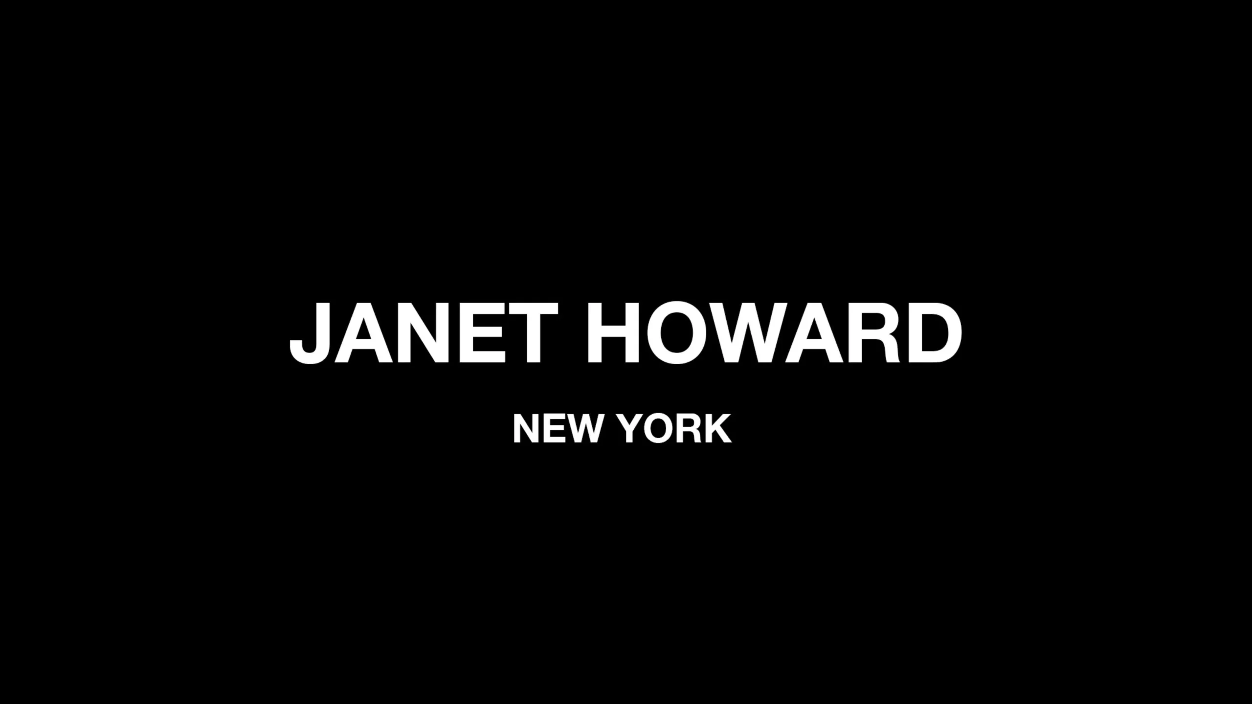 Janet Howard NYC
